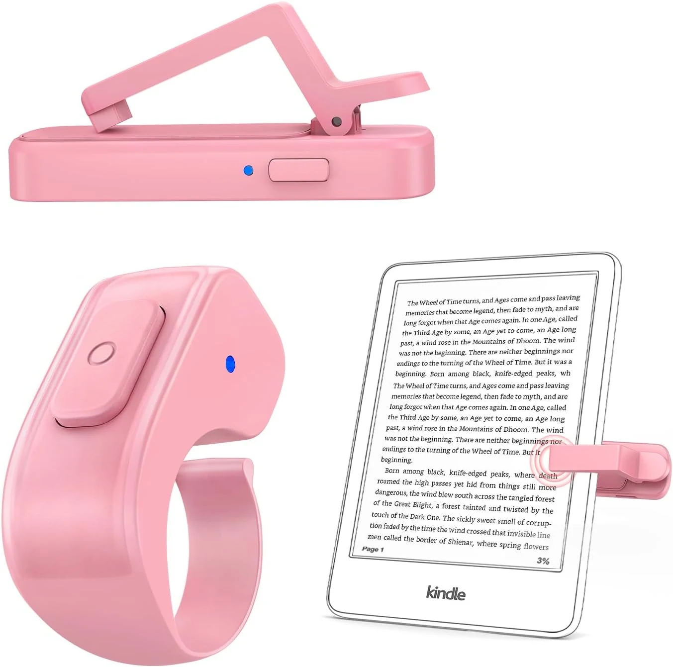DATAFY Case-Friendly Remote Control Page Turner Ring for Kindle Paperwhite