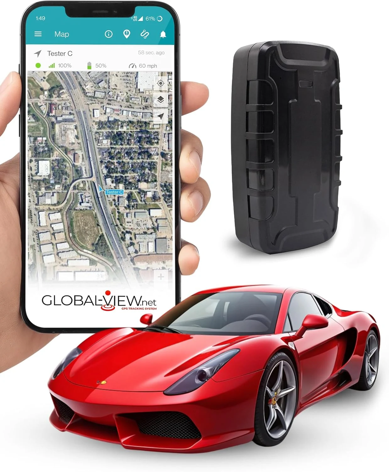 Hidden Magnetic GPS Tracker (USA Tech) – Up to 6-Month Battery, Real-Time Tracking, Geofence & Speed Alerts