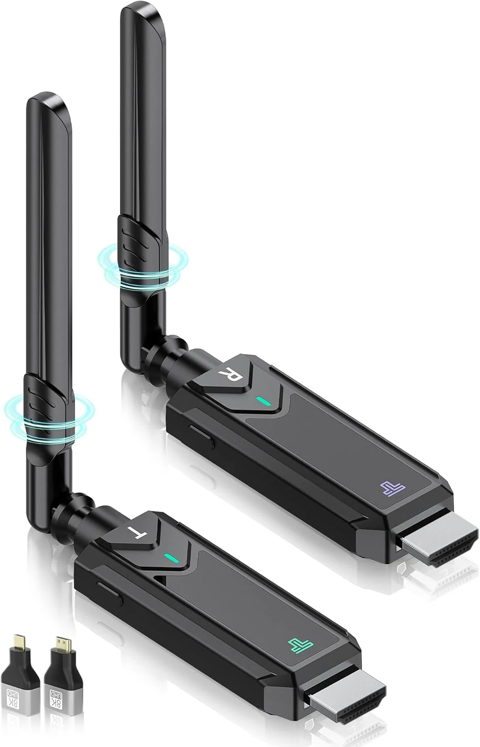 Wireless HDMI Transmitter and Receiver,1312FT/400m 4K Decode1080P Output Plug&Play 2.4G/5.8G