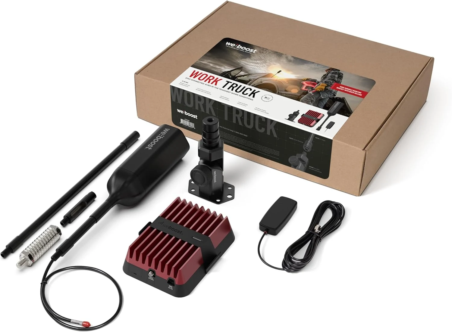 weBoost Work Truck – Professional-Grade Cell Phone Booster for Utility, Fleet & Rugged Vehicles (5G & 4G LTE)