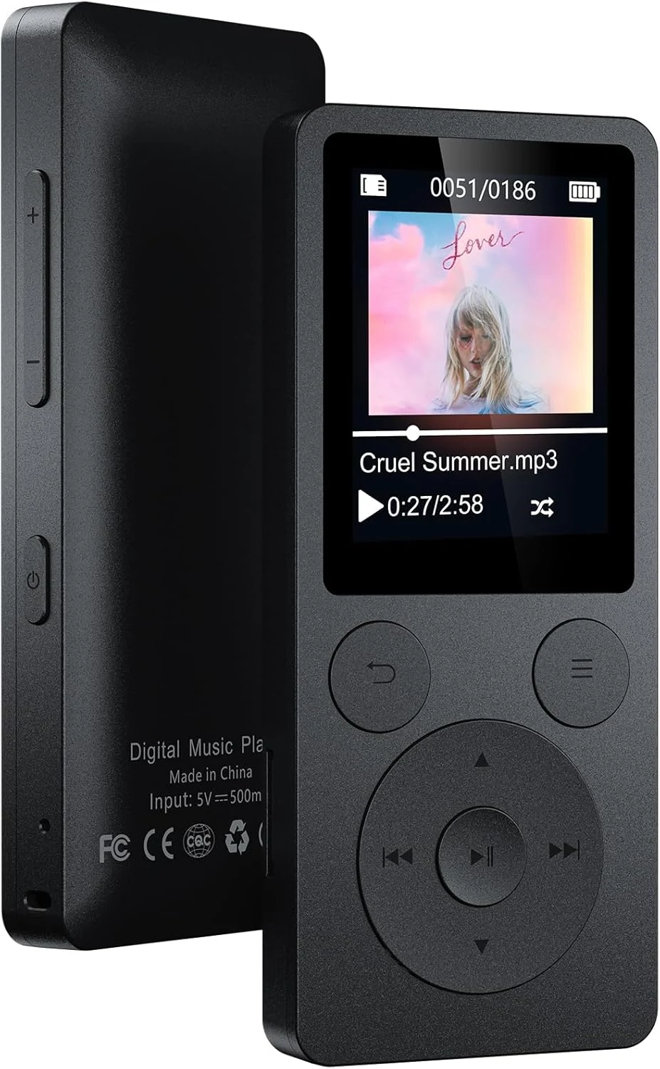64GB MP3 Player with Bluetooth 5.3 Auto Reconnect, MP3 Music review