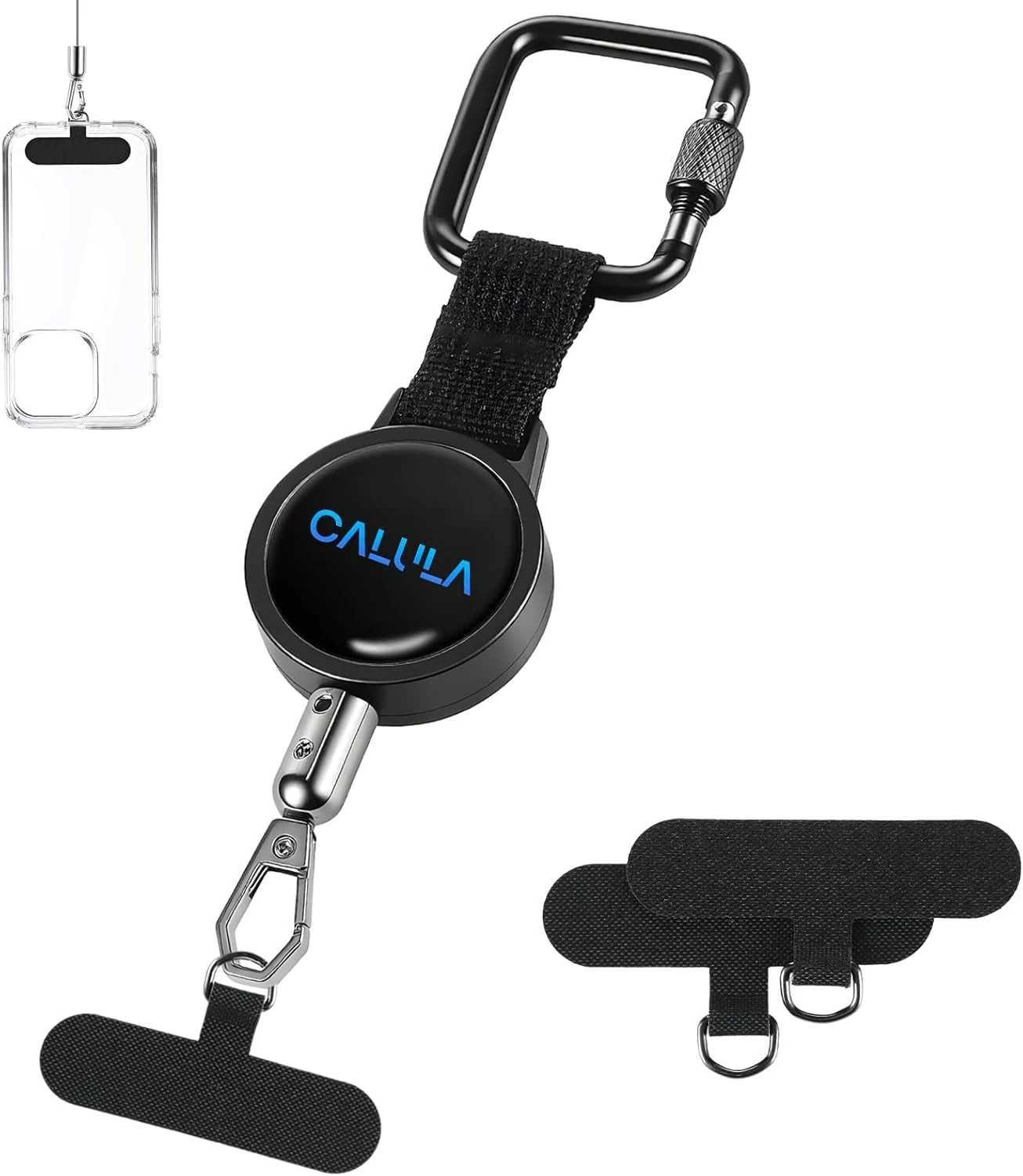 CALULA 25.5'' Retractable Phone Tether Anti Theft, Phone Lanyard
