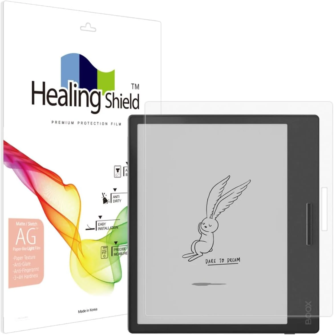 Screen Protector for Onyx Boox Page/Boox Go Color 7 Black/Leaf 3 Light Anti Glare Paper Texture Feeling Matte Film- AG Light Paper Page