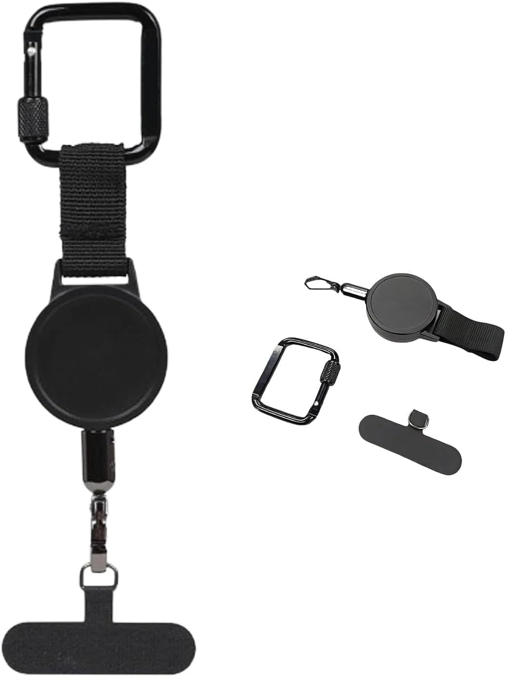 Retractable Phone Tether Lanyard (Outdoor anti-theft, adjustable, retractable cord)