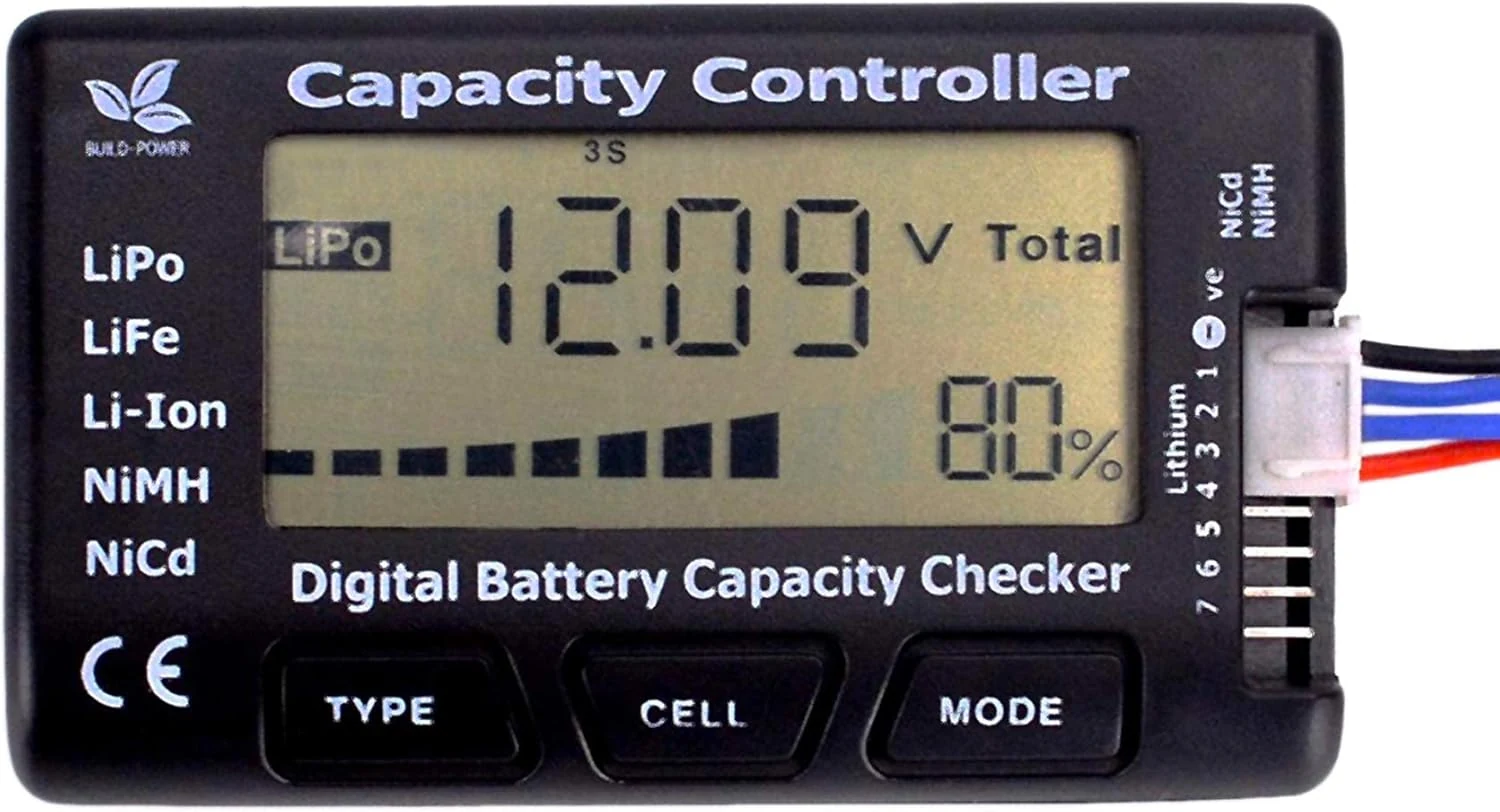 RC CellMeter-7 Digital Battery Capacity Checker Controller Tester for LiPo