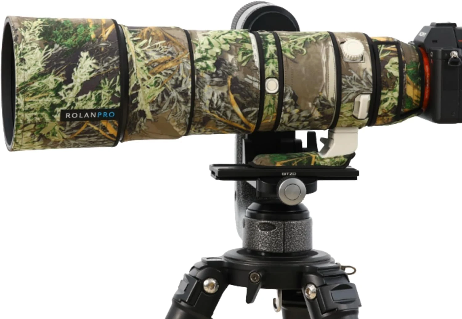ROLANPRO Waterproof Camouflage Cover for Sony FE 200-600mm F5.6-6.3 G OSS