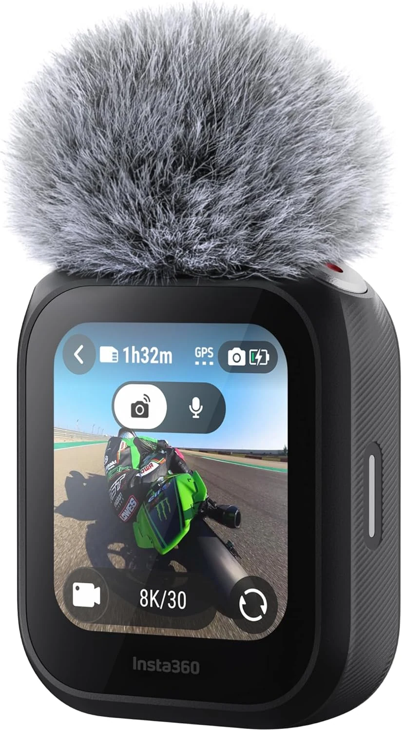 Insta360 X5, Ace Pro 2 GPS Preview Remote with Built-in Mic