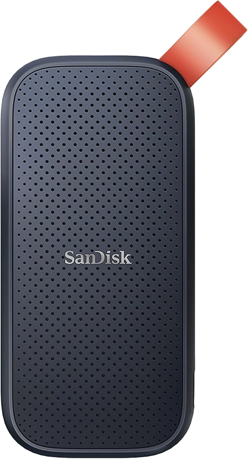SANDISK 1TB Portable SSD - Up to 800MB/s, USB-C, USB 3.2 Gen 2 (SDSSDE30-1T00-G26)