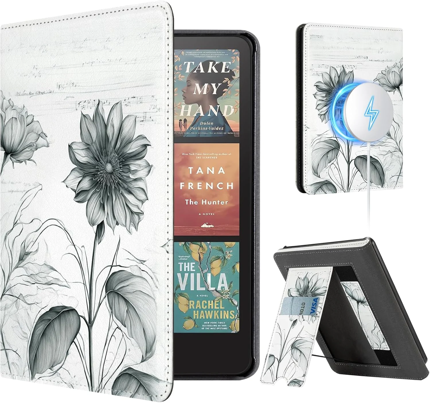 CoBak Stand Case for 7" Kindle Paperwhite 12th Gen 2024 and Kindle Colorsoft with Hand Strap