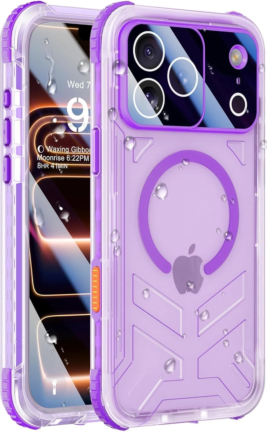 for iPhone 17 Pro Max Waterproof Case with Magsafe, Built-in [Camera & Screen Protector] [Lanyard]