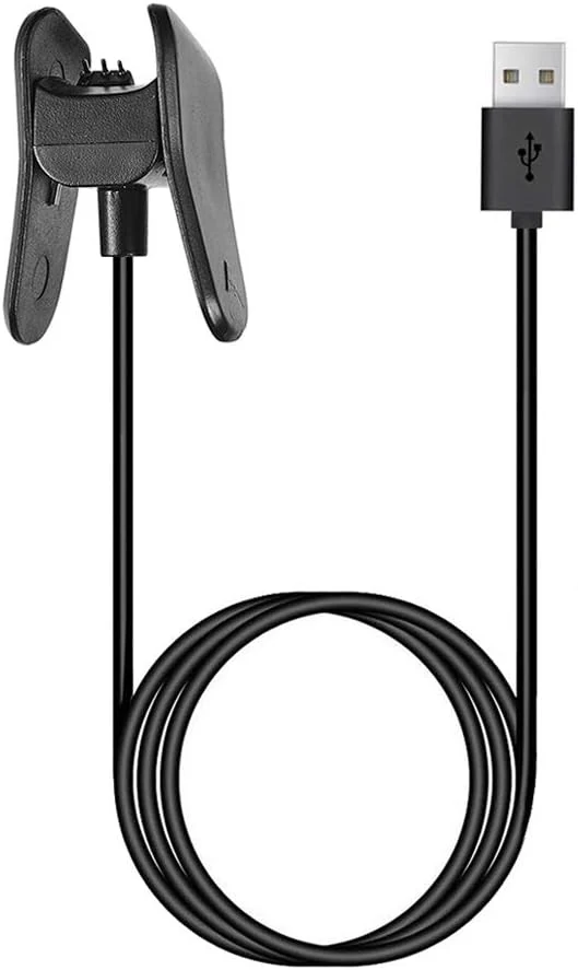 Kissmart Charger for Garmin Vivosmart 4, Replacement Charging Data Cable Clip Cord for Garmin Vivosmart 4 [3.3ft/1m]