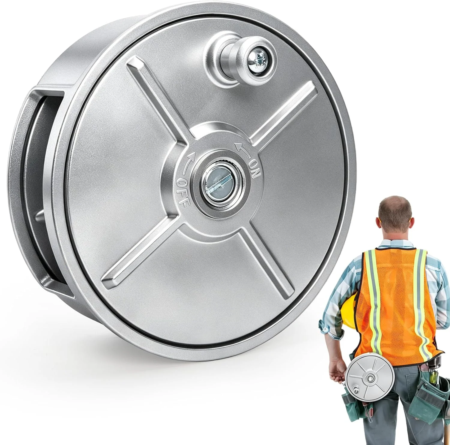 ELFULLY tie wire reel (6.25" aluminum coil holder)