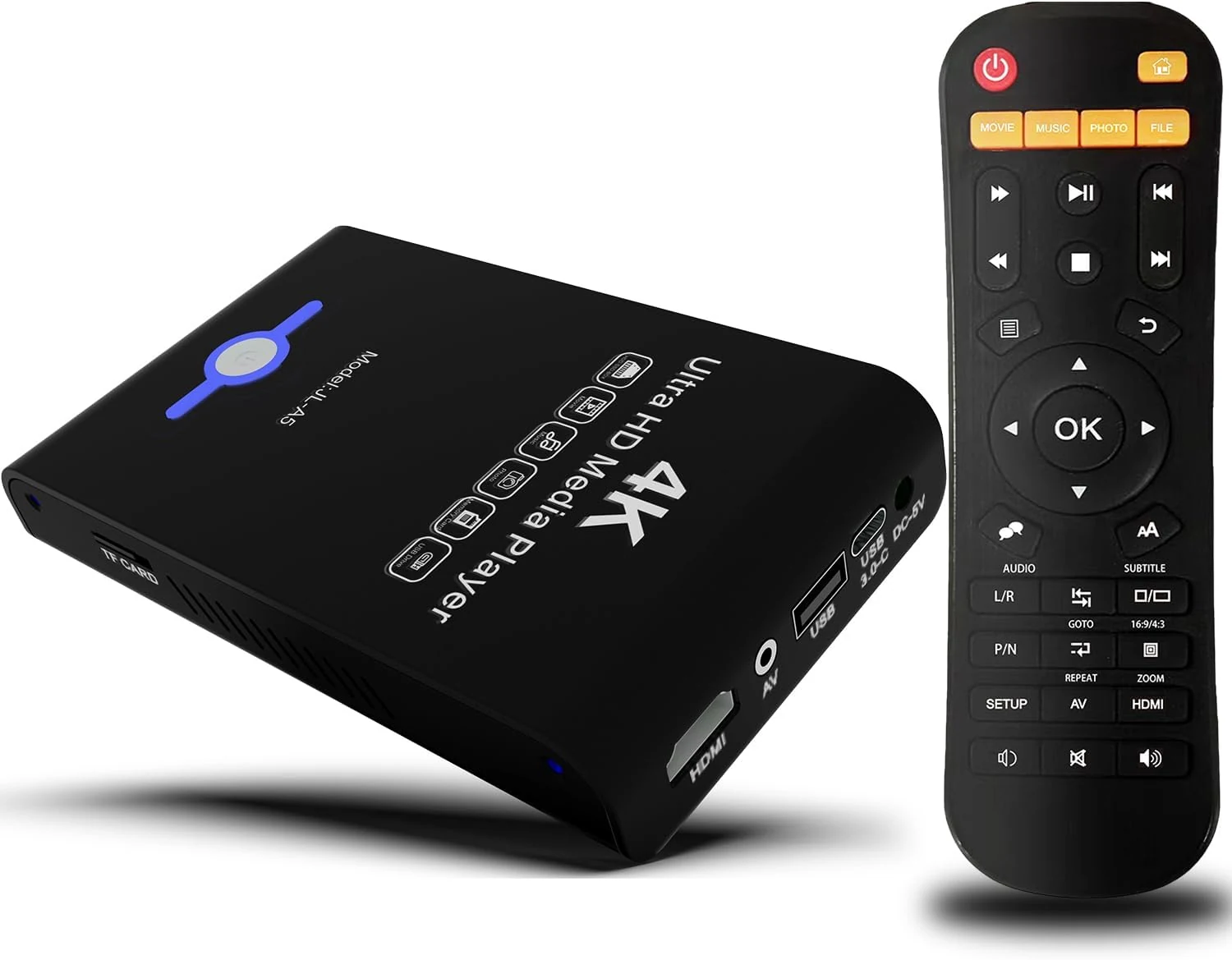 JLZNLC 4K Ultra HD Media Player & HDD Enclosure 2-in-1 (Digital Signage)