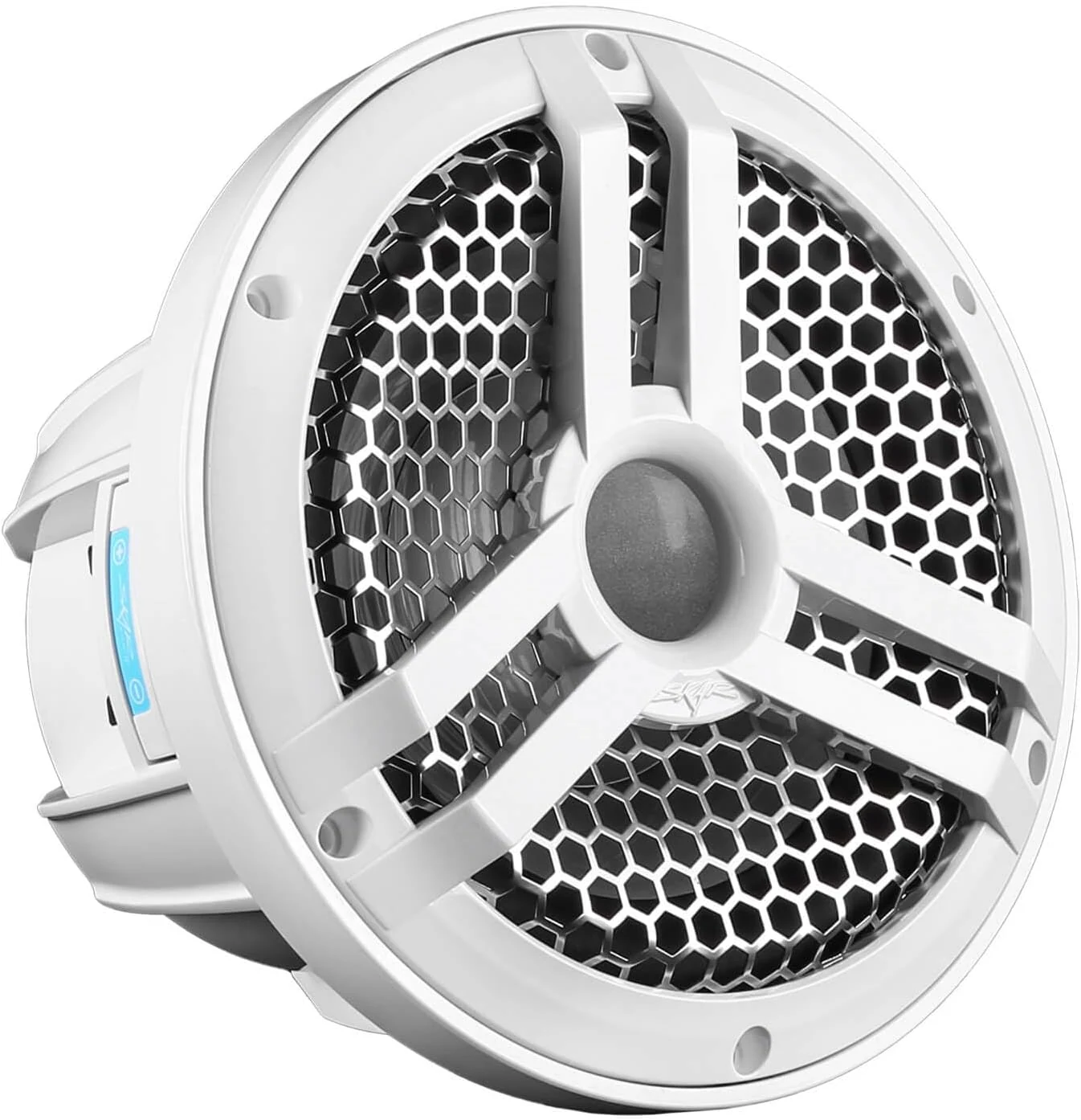 Skar Audio SKM8WD2 8" 500W Max Power Dual 2 Ohm Marine Subwoofer (White)