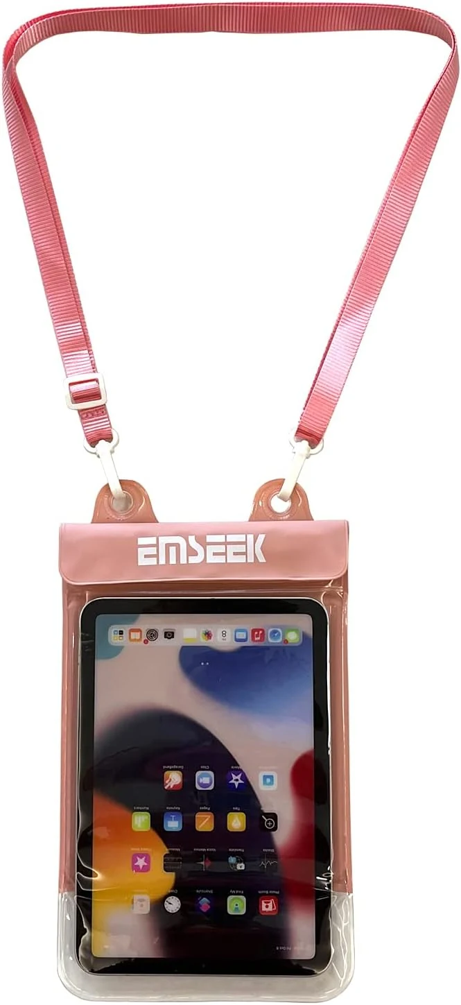 EMSEEK waterproof ebook reader case holder tablet cover bag (pink)