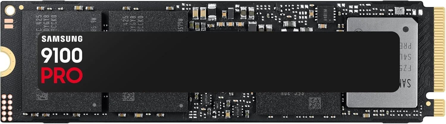 Samsung SSD 9100 PRO 1TB, PCIe 5.0x4 M.2 2280, Seq. Read Speeds Up to 14,700MB/s