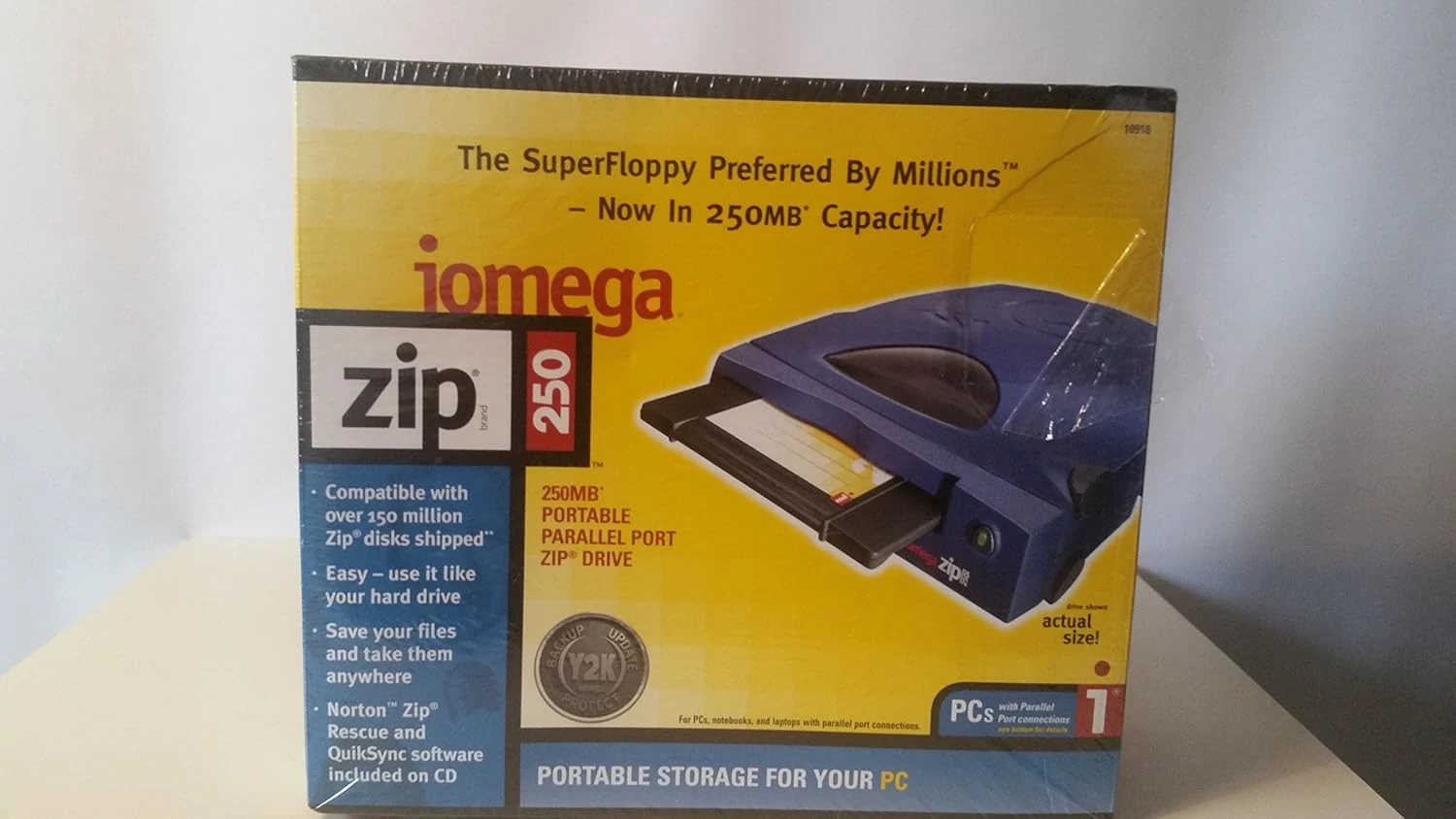 Iomega 10918 Zip 250 MB Parallel Port
