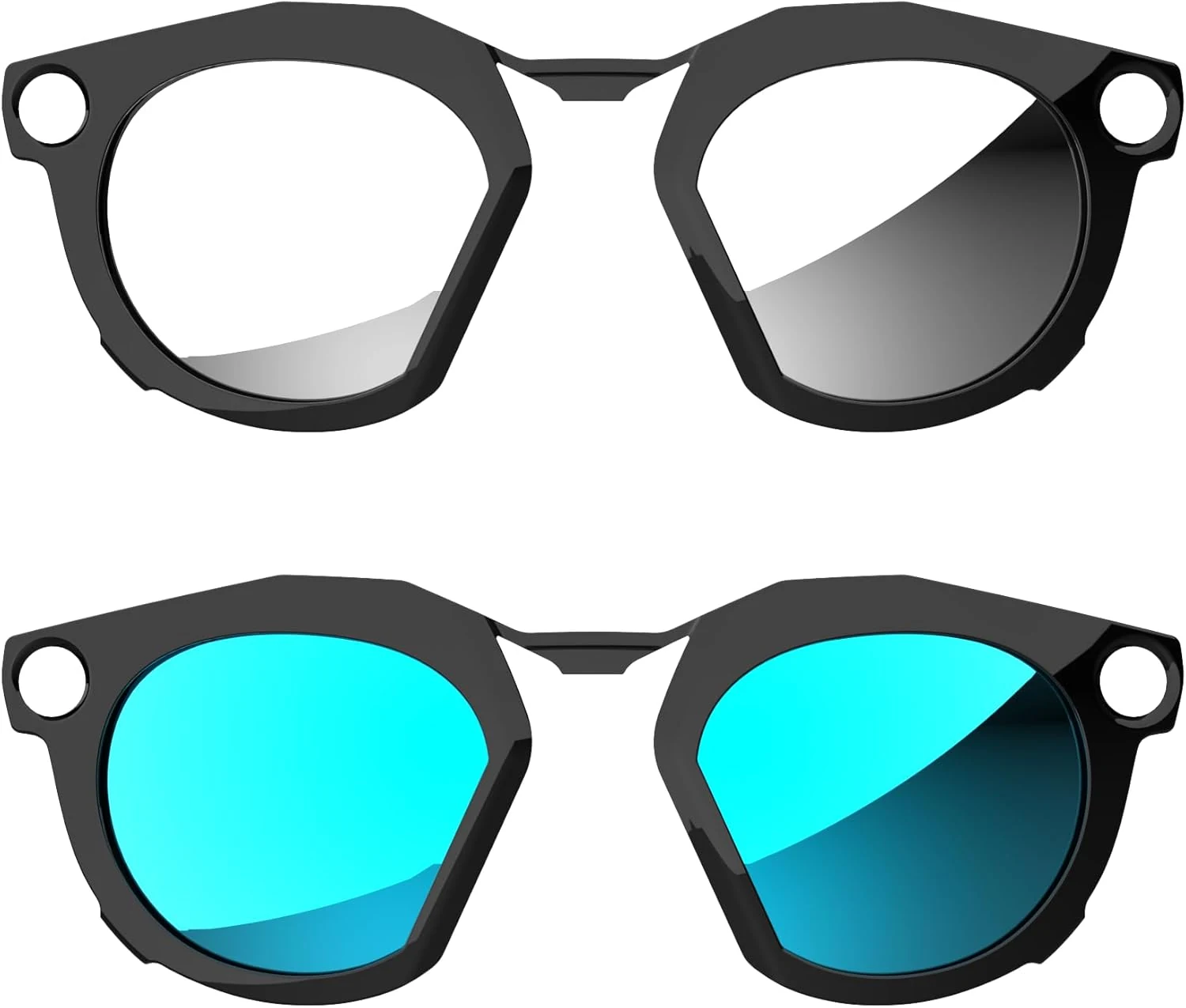 HIBLOKS 2Pcs Polarized Clip Compatible with Oakley Meta HSTN Smart Glasses Accessories