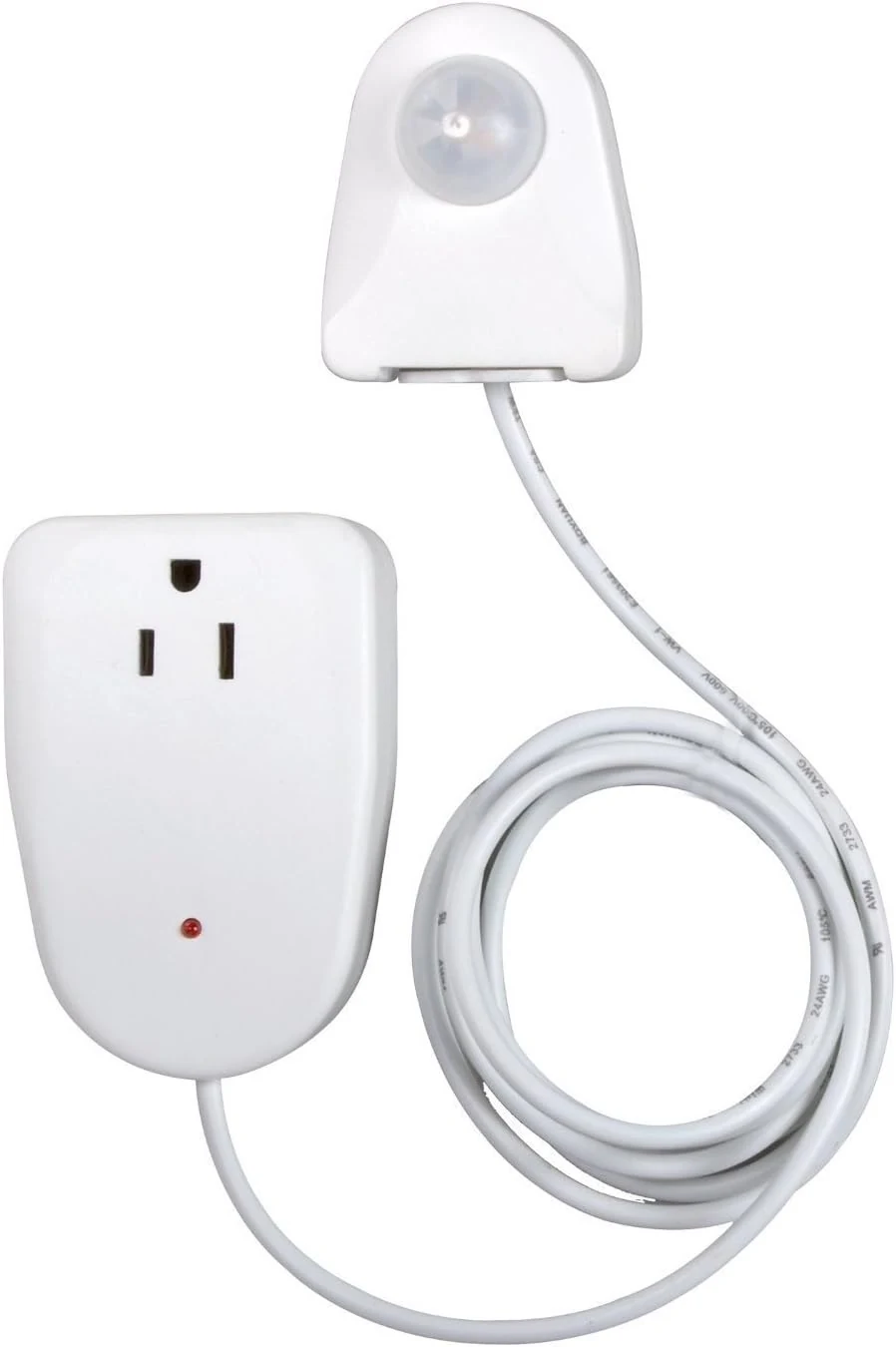 Westek MLC12BC-4 Indoor Plug-in Corded Motion Activated Light Control, Single, White