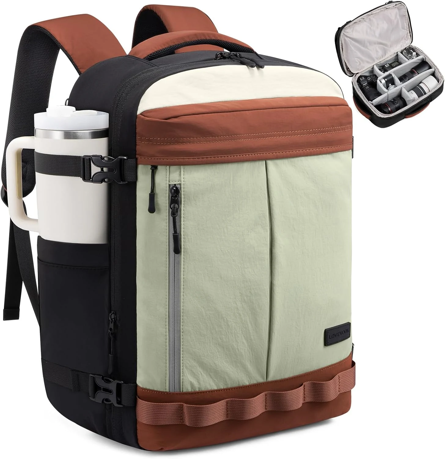 LOVEVOOK Camera Bag Backpack for Photographers, Professional DSLR, SLR & Mirrorless Camera Case