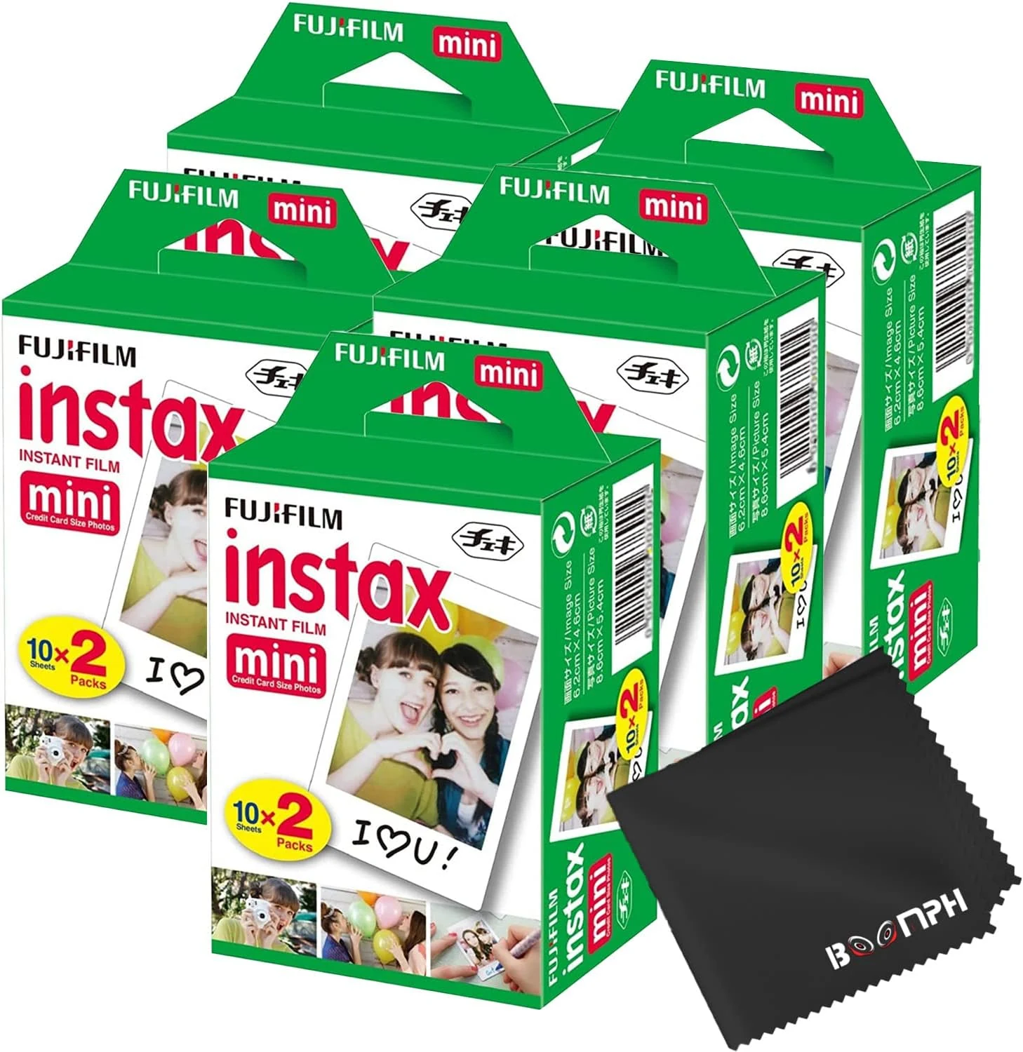 Fujifilm Instax Mini Instant Camera Film (100 Shoots Total)