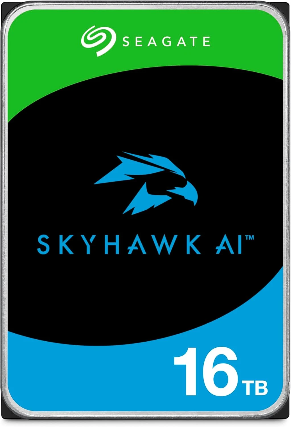 Seagate Skyhawk AI 16TB Video Internal Hard Drive HDD – 3.5 Inch SATA 6Gb/s 512MB Cache (ST16000VE004)