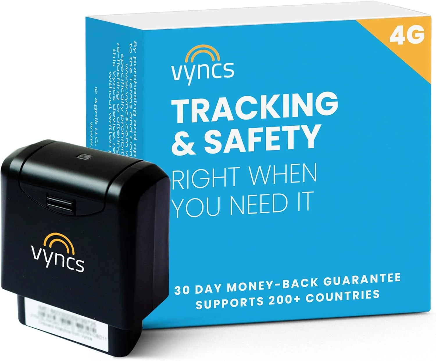 Vyncs GPS Tracker for Vehicles (No Monthly Fee)