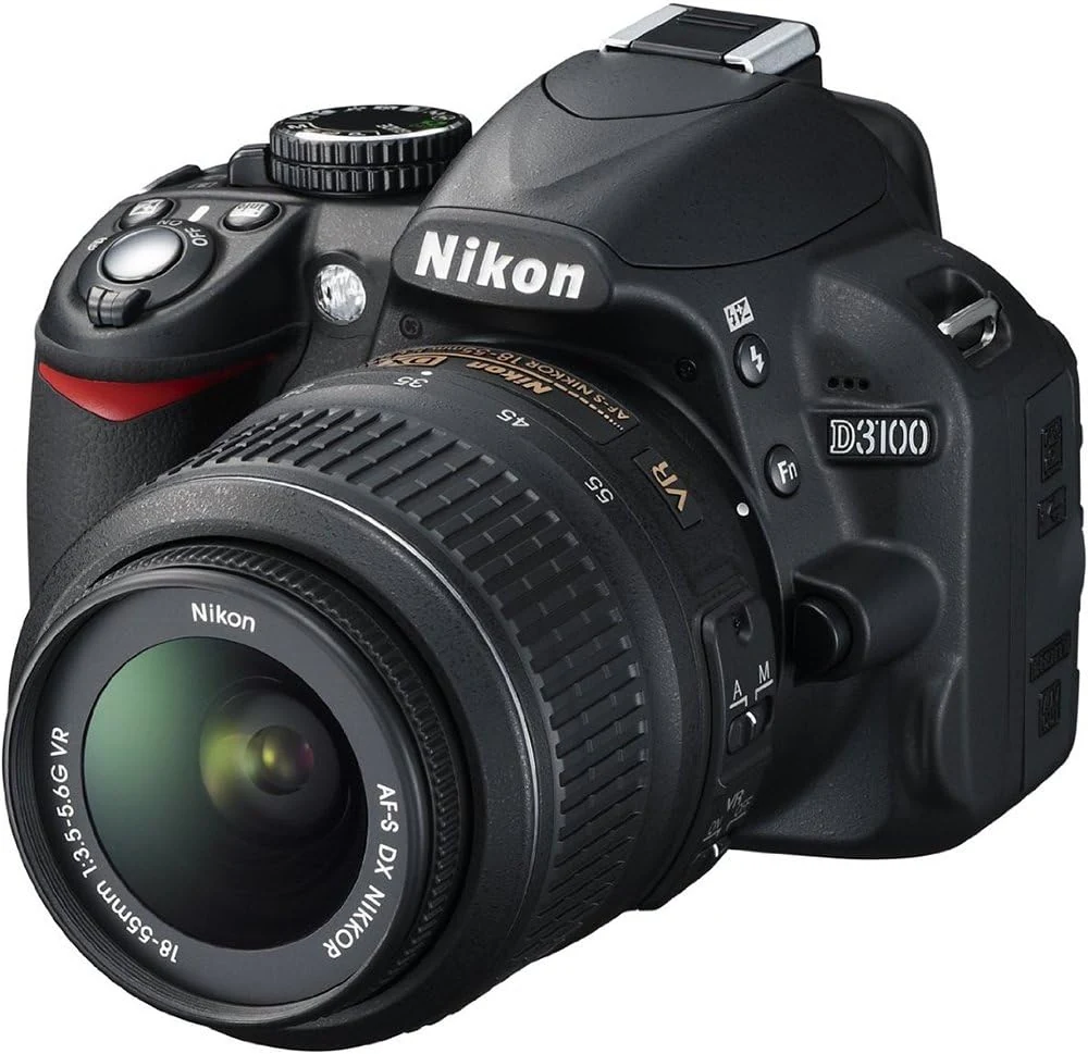Nikon D3100 14.2MP Digital SLR Camera with 18-55mm f/3.5-5.6 Auto Focus-S DX VR Nikkor Zoom Lens