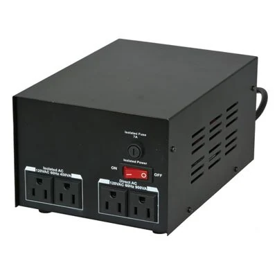 Jameco Valuepro GRP-1200 Transformer, Isolation, Benchtop, 120 VAC, 4A, 60Hz, 450VA