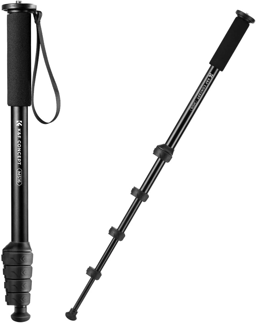 K&F CONCEPT Camera Monopod, 63" Aluminum Photography Monopod with 5-Section Height