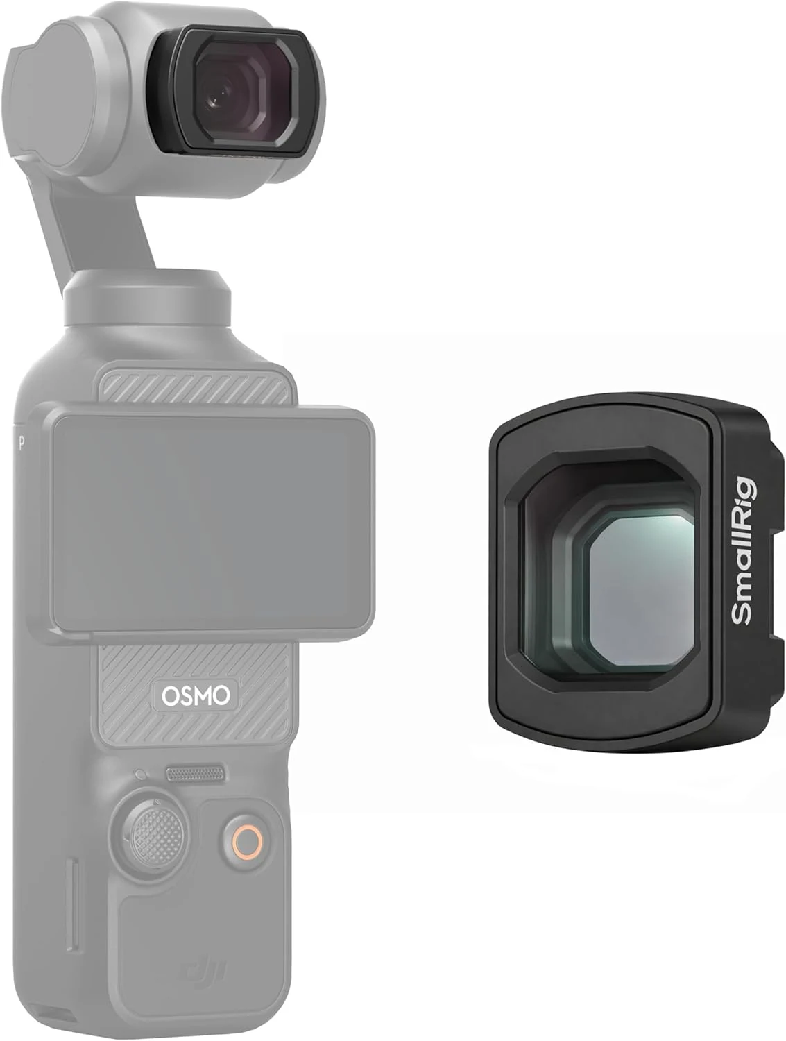 SmallRig 0.72X Wide-Angle Lens for DJI Osmo Pocket 4/3, Magnetic