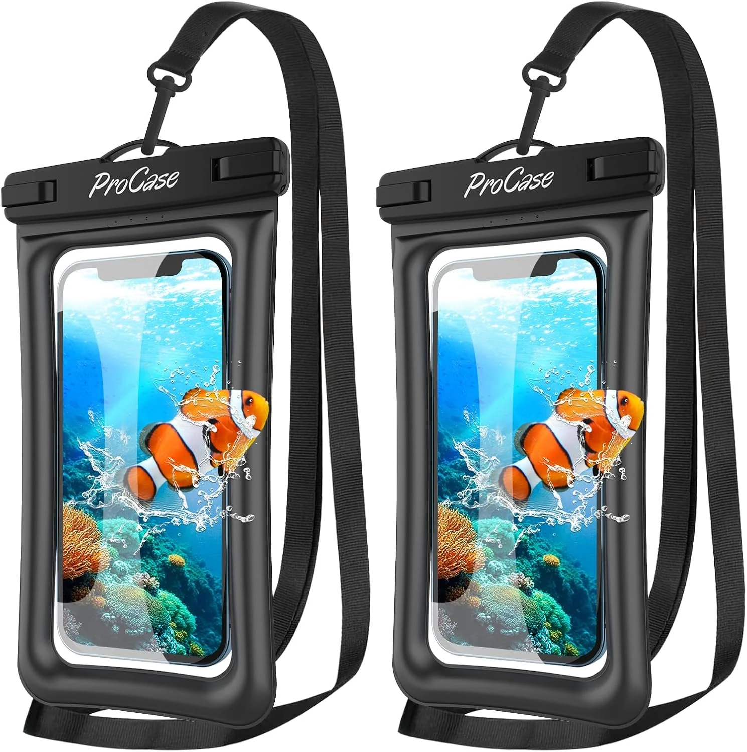ProCase 2 Pack Floating Waterproof Phone Pouch IPX8, Universal Dry review