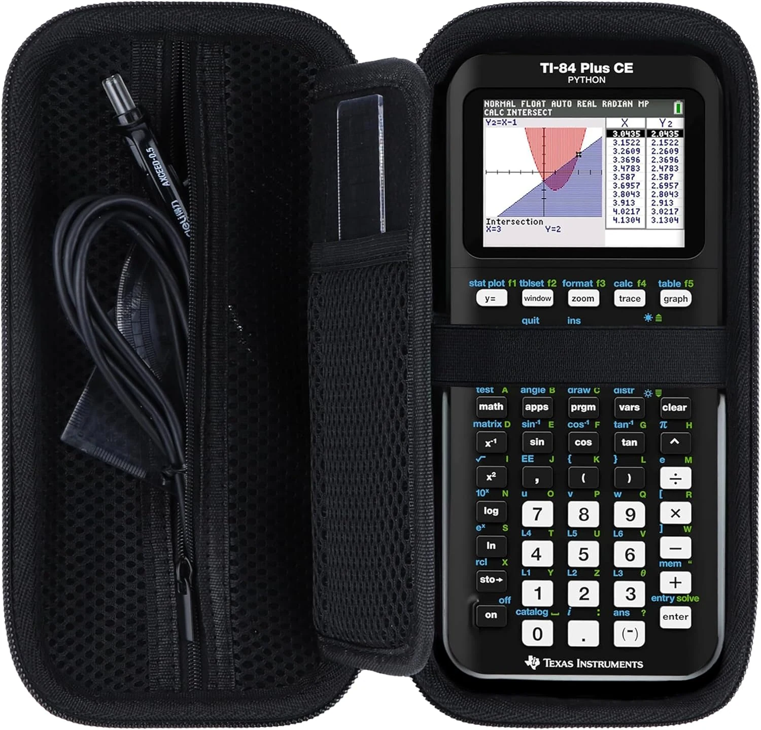 RIYADAone hard case replacement for Texas Instruments TI-84 Plus CE/TI-84 Plus/TI-84 Evo graphing calculators