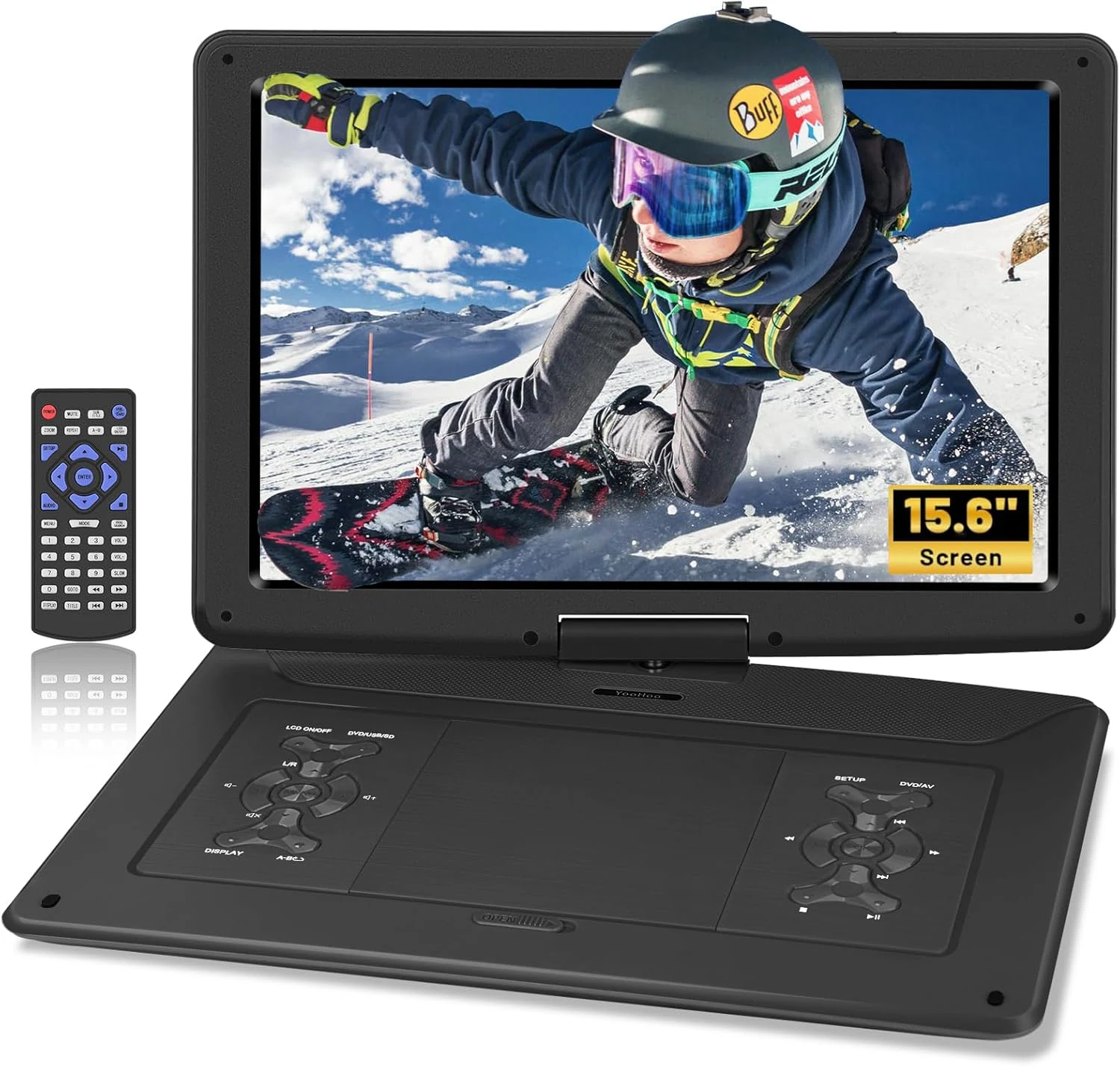 17.9" Portable DVD Player with 15.6’’ Large HD Screen, 6Hrs Play