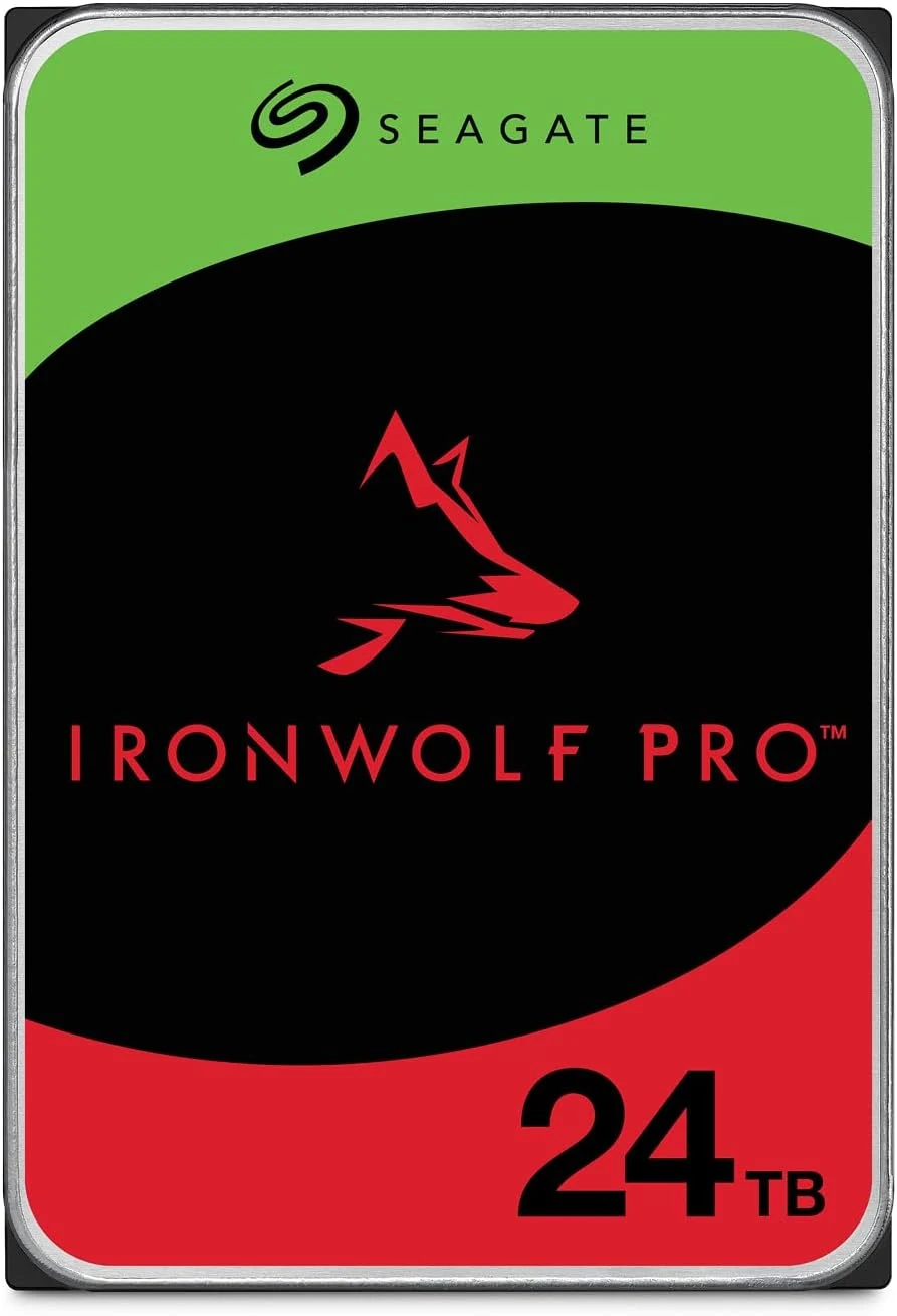 Seagate IronWolf Pro 24TB Enterprise NAS Internal HDD Hard Drive (ST24000NT002)