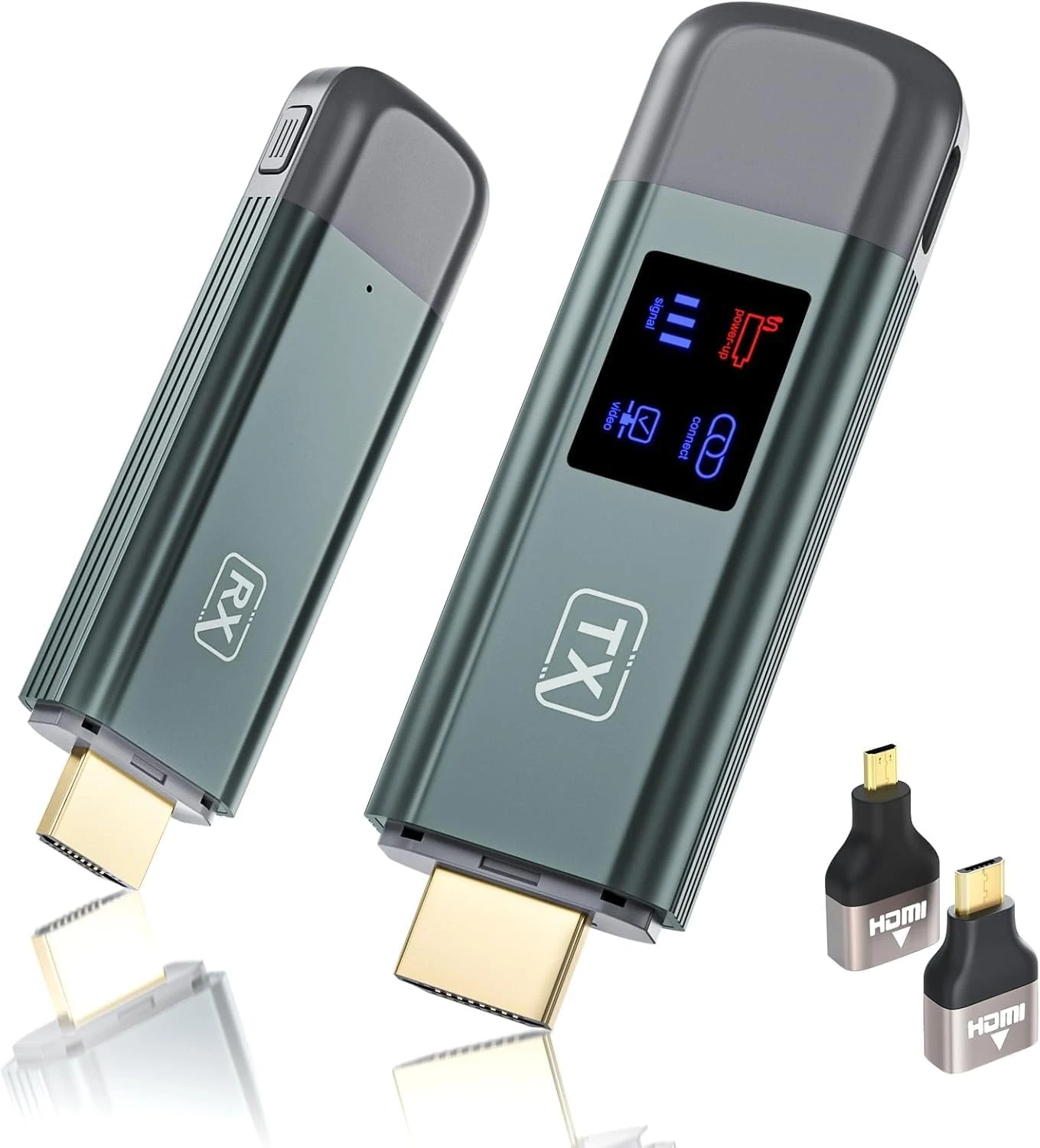 TTQ Wireless HDMI Transmitter and Receiver (TR60-Green)