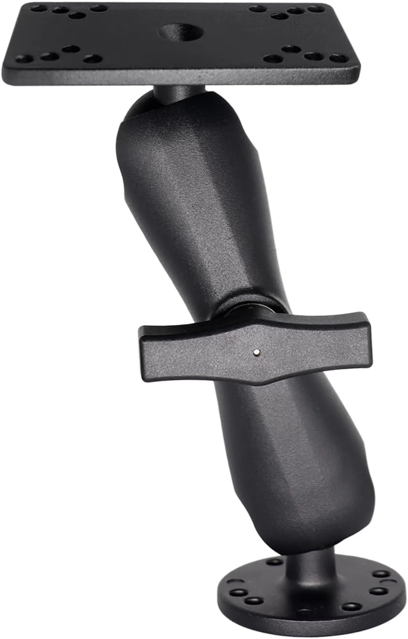 Aluminum 1.5" Ball Fish Finder Mount for Hummingbird Helix 5,7, etc., C Size Universal Marine Electronics Bracket