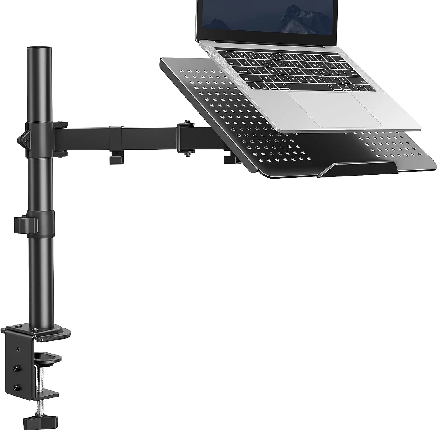 HUANUO Laptop Desk Mount (17” to 32” monitor arm)