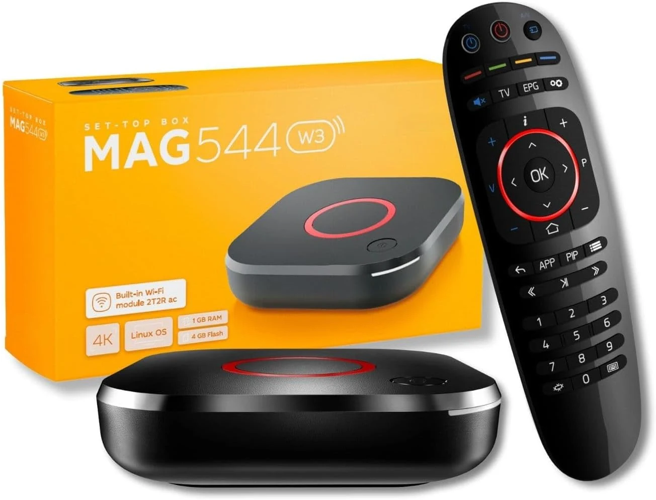 Raxxio MAG544w3 Set-Top Box – 4K HDR Streaming Media Player