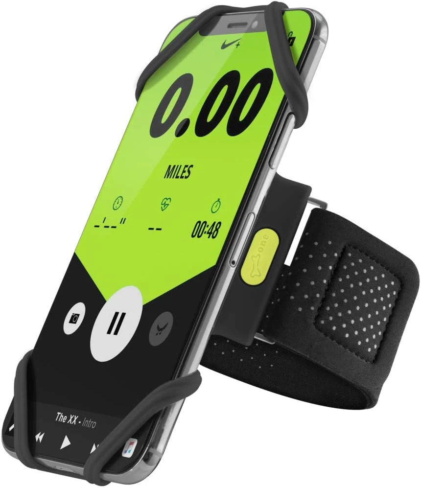 BONE Run Tie, Running Armband Phone Holder, Skin-Friendly & Washable