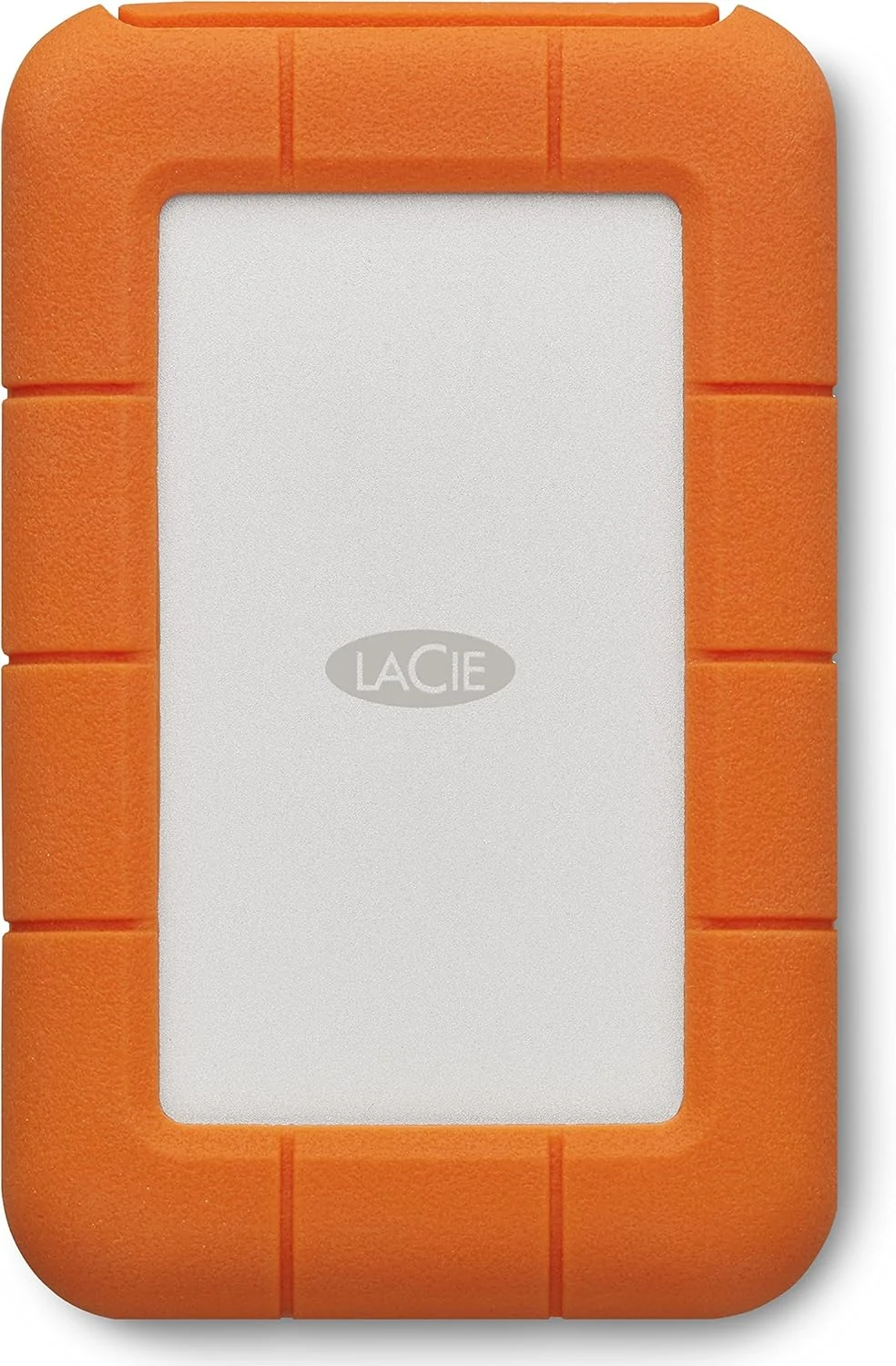 LaCie Rugged USB-C, 4TB, Portable External Hard Drive, Drop, Shock, Dust, Rain Resistant (STFR4000800)