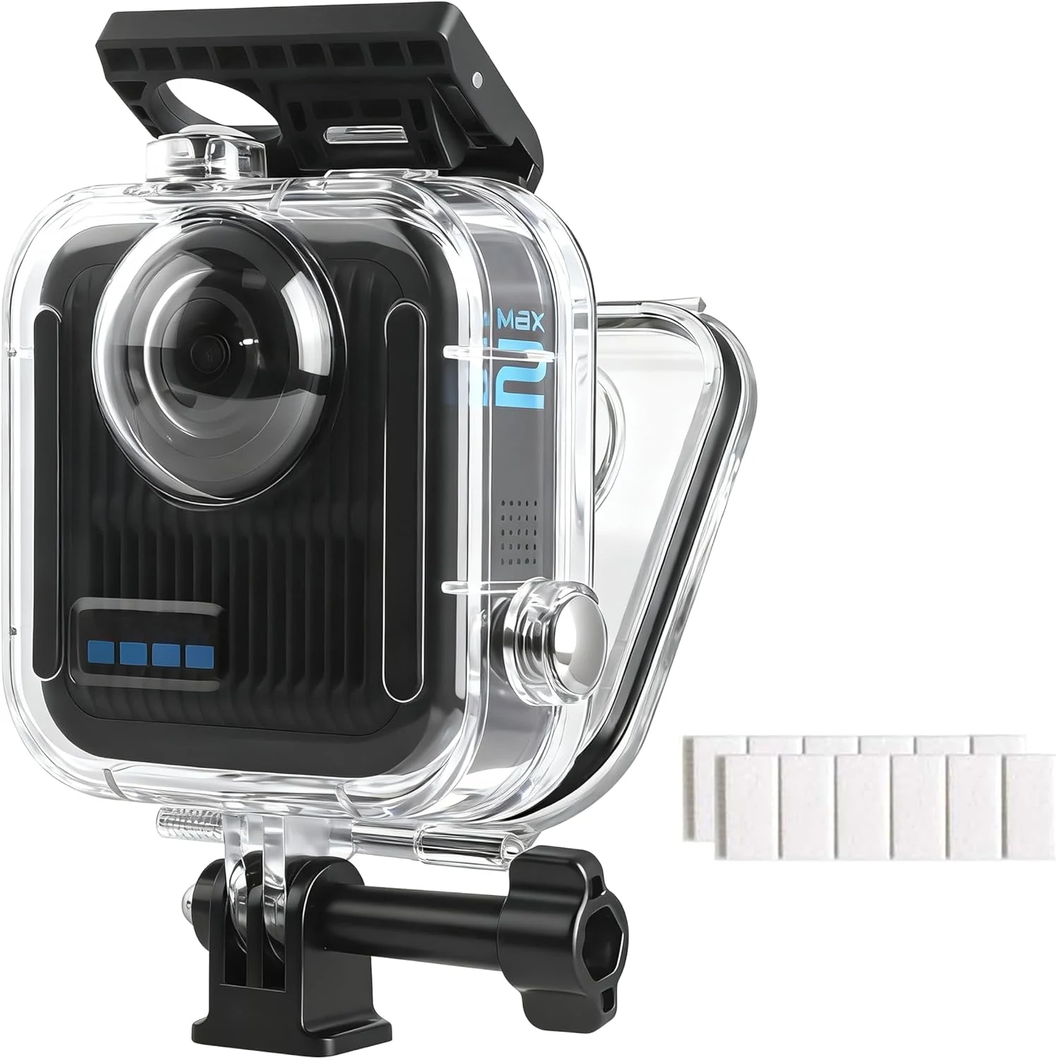 FitStill Waterproof Diving Case Only for Go Pro MAX2,131FT/40M Underwater