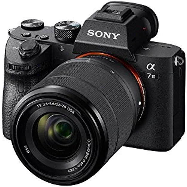Sony a7 III Full-Frame Mirrorless Interchangeable-Lens Camera with 28-70mm Lens with 3-Inch LCD (Black)