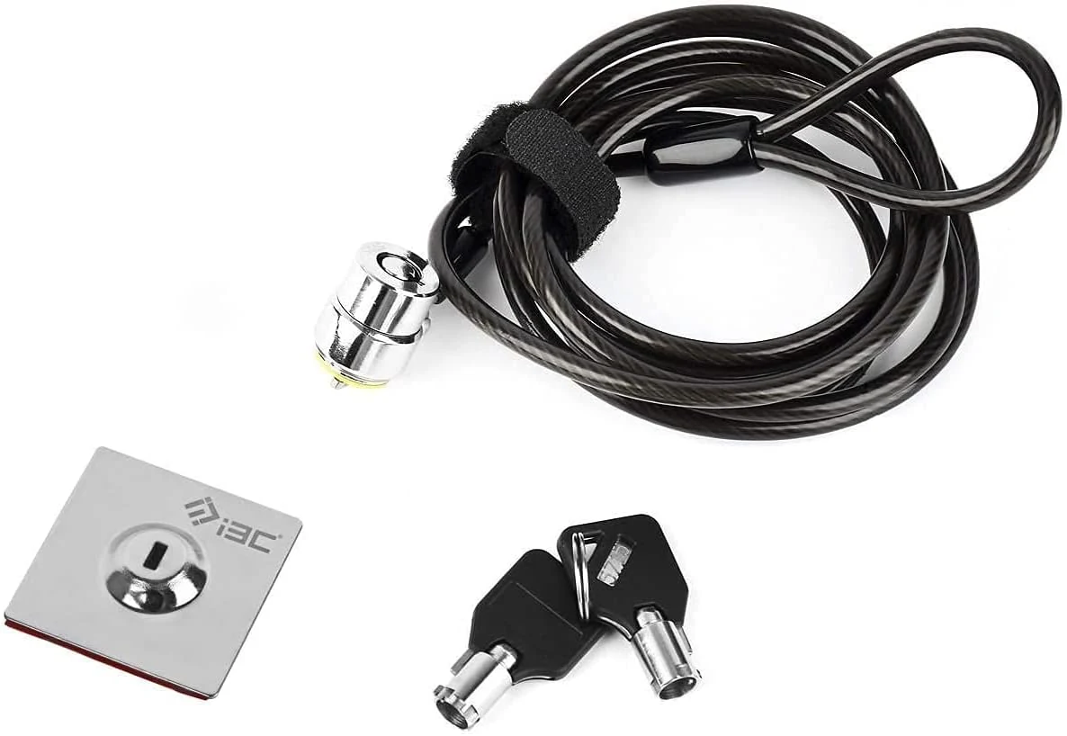 I3C Laptop Cable Lock, Hardware Security Cable Lock with Keys