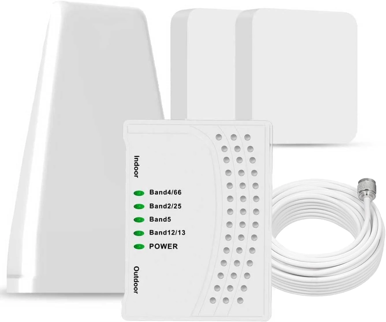 HXSDplus Cell Phone Booster for Home & Muti-Room, Up to 7000Sq.ft