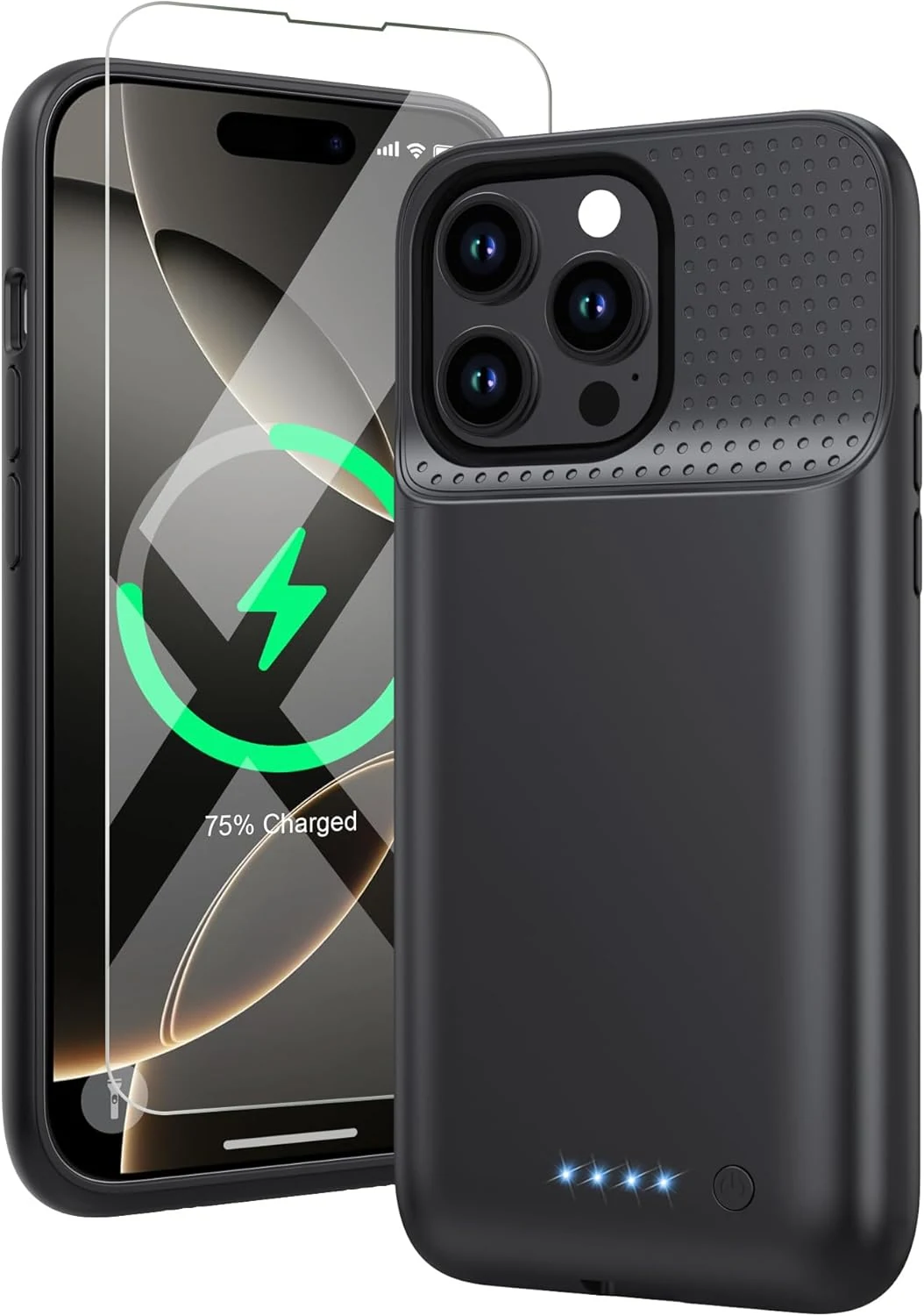 HETP 8600mAh Portable Battery Case for iPhone 16 Pro Max