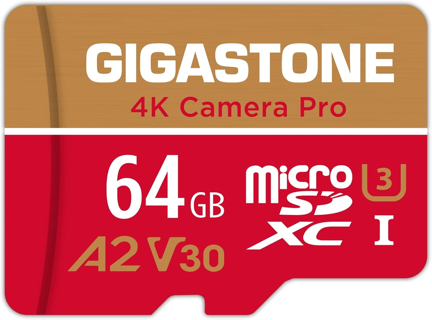 【5-Years Data Recovery】 GIGASTONE 64GB Micro SD Card, 4K Camera Pro
