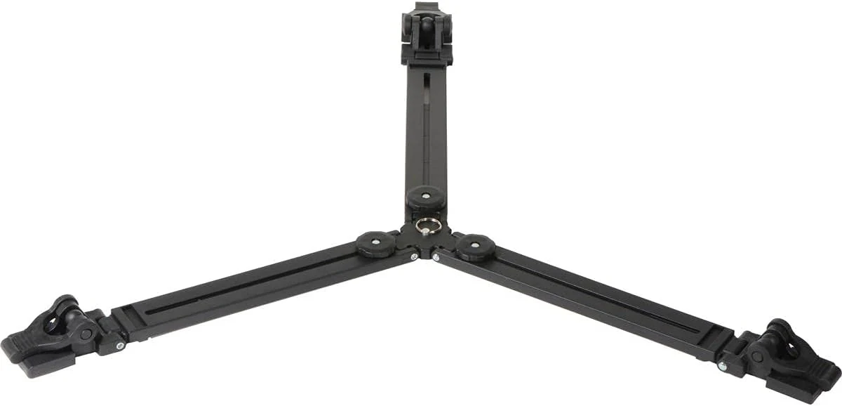 Manfrotto 165MV Ground Level Tripod Spreader for Twin Spiked Metal Feet (Black)