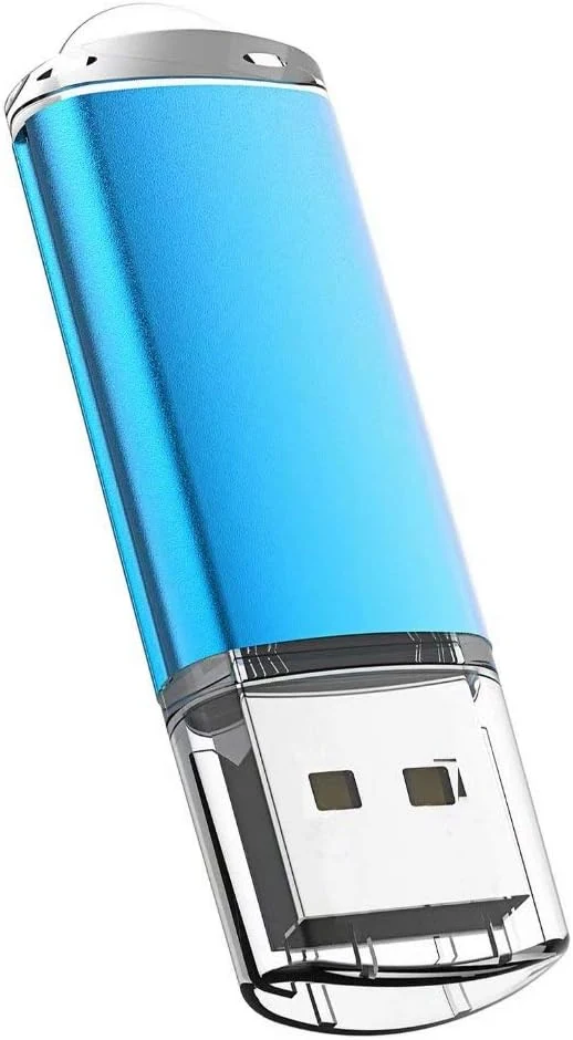 Maspen USB Flash Drive 32GB, USB 2.0 High Speed (Blue)