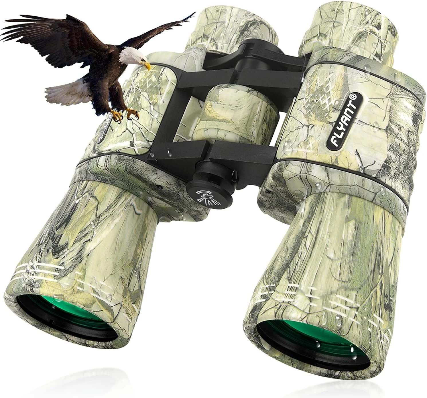FLYANT 20x50 High Powered Binoculars for Adults, Waterproof Binoculars with Low Light Vision